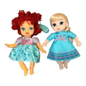 Disney Princess Baby Dolls Ariel & Elsa
